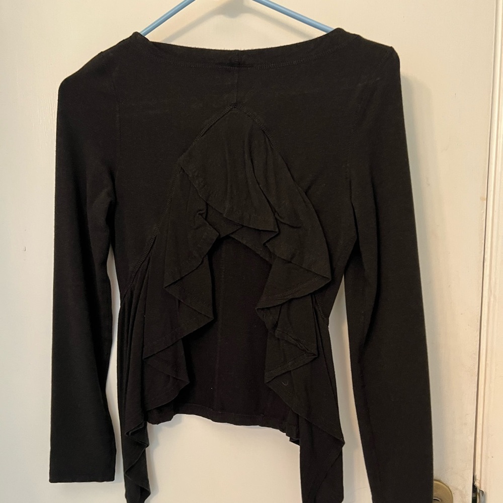 Open back shirt